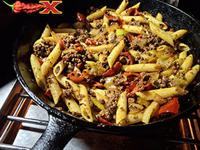 bbq spicy pepper dish